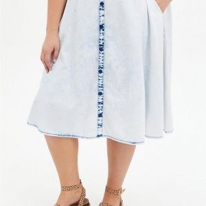 Torrid Midi Skirt 3x